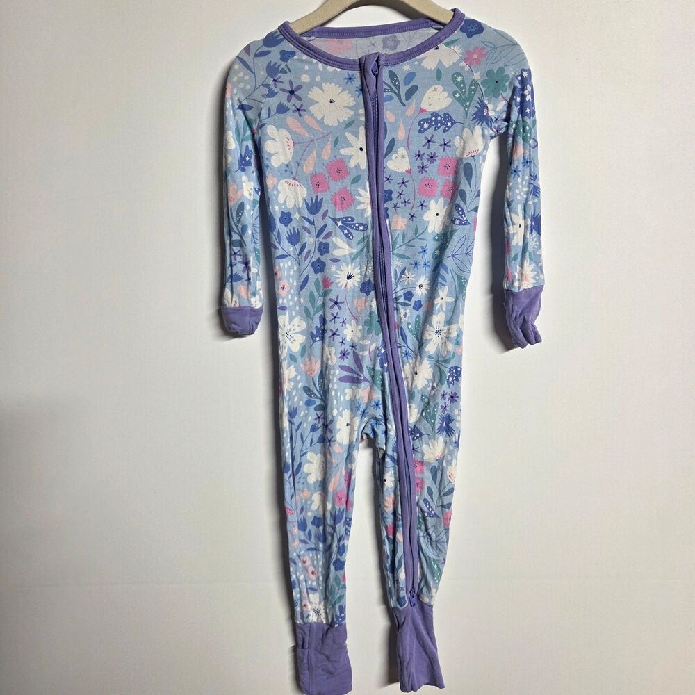 Little Sleepies Magical Meadow Winter Floral Zippy size 12-18m